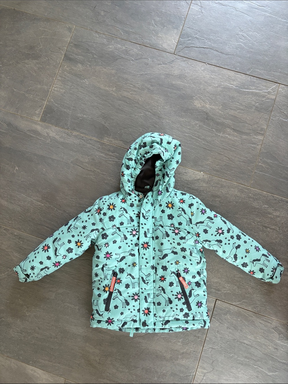 Cat & Jack Girls' Hooded Puffer Jacket
